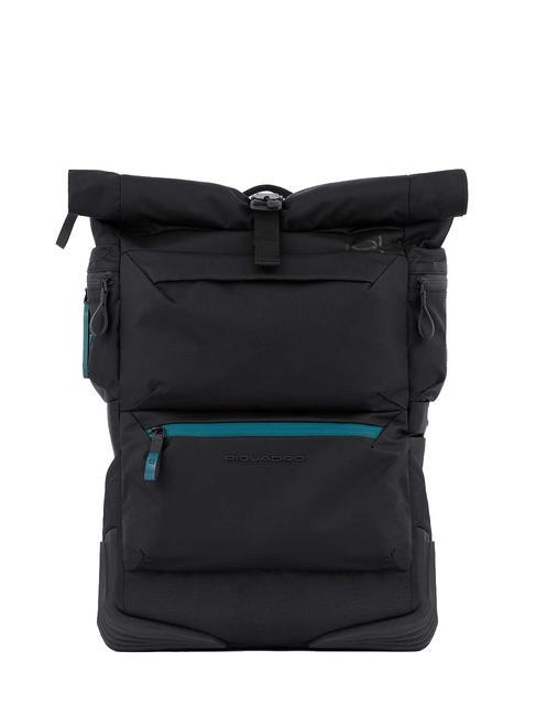 PIQUADRO CORNER 2.0 Sac à dos PC 15,6", avec housse de pluie Noir - Sacs à dos pour ordinateur portable