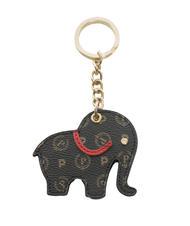 POLLINI HERITAGE Porte-cl&eacute;s &eacute;l&eacute;phant laque noire - Porte-cl&eacute;s - 1