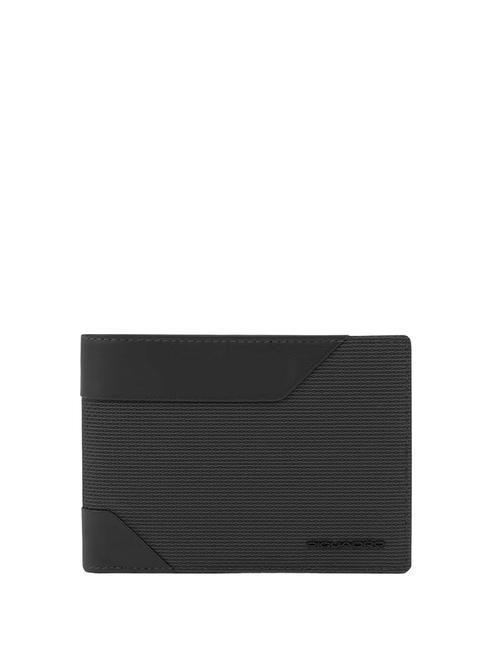 PIQUADRO GIO Portefeuille à rabat Noir - Portefeuilles Homme