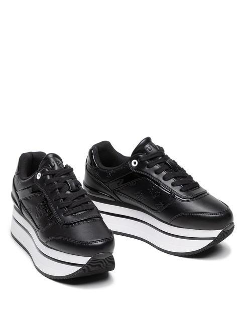 GUESS HANSIN Baskets montantes Noir / noir - Chaussures Femme