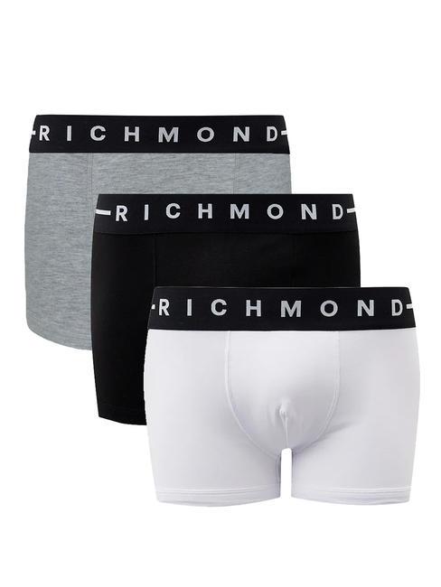 JOHN RICHMOND FLORENCE TRIPACK Lot de 3 boxers noir/gris/blanc - Slip homme