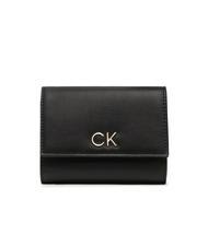 CALVIN KLEIN RE-LOCK Portefeuille moyen &agrave; trois volets cknoir - Portefeuilles Femme - 1