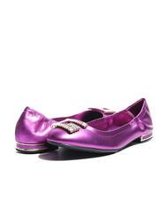 GUESS MICKLE Ballerines en cuir fuchsia - Chaussures Femme - 1
