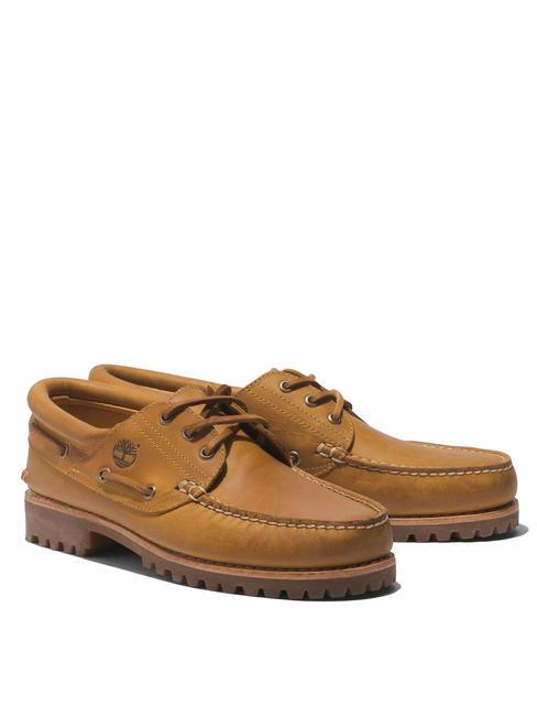 TIMBERLAND AUTHENTIC BOAT 3 EYE Chaussures bateau en cuir blé - Chaussures Homme