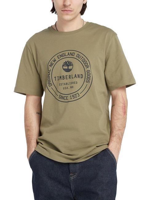 TIMBERLAND SS BRAND CARRIER T-shirt en cotton terre de cassel - T-shirt