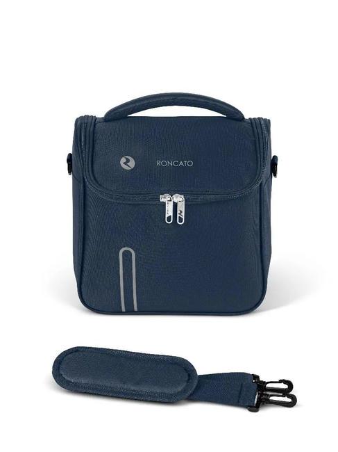 R RONCATO ONE WAY Trousse de beauté avec bandoulière blu navy - Trousses