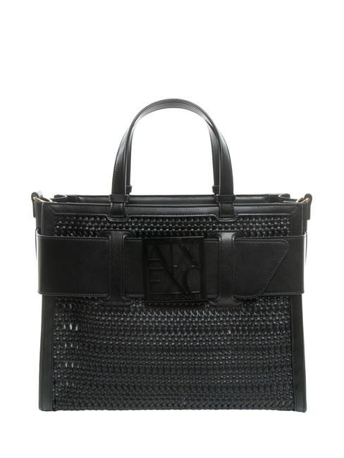 ARMANI EXCHANGE A|X BUCKLE Sac à main avec bandoulière Noir - Sacs pour Femme