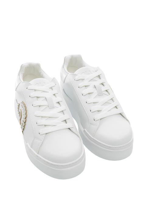POLLINI CARRIE Baskets blanc/argent - Chaussures Femme