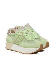 LIUJO DREAMY 02 Baskets &agrave; plateforme vert clair/or clair - Chaussures Femme - 1