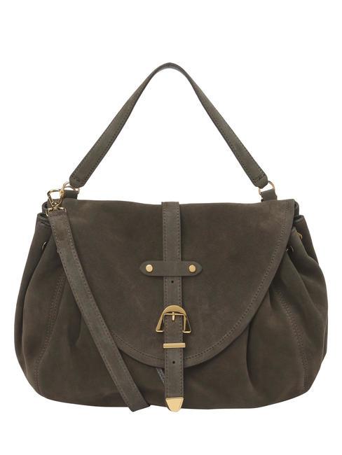 Sac à Épaule Bandoulière COCCINELLE En Cuir - Modèle Selleria Bark - Neuf Étiqueté