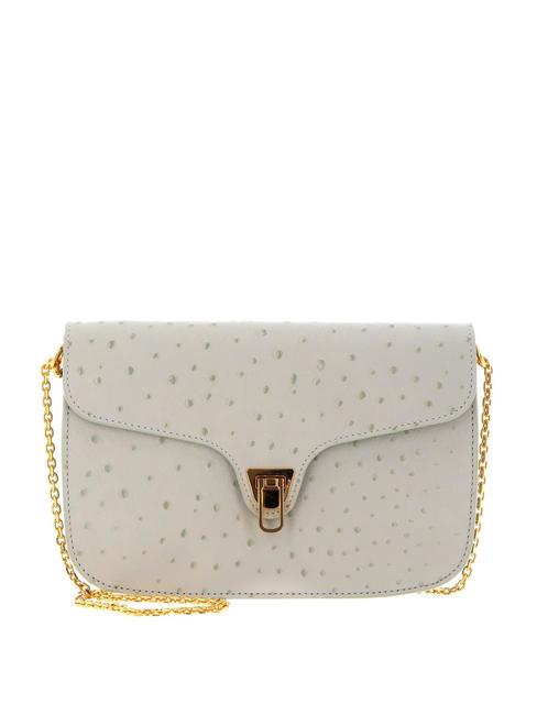 COCCINELLE BEAT OSTRICH Mini sac bandoulière, en cuir mûre - Sacs pour Femme