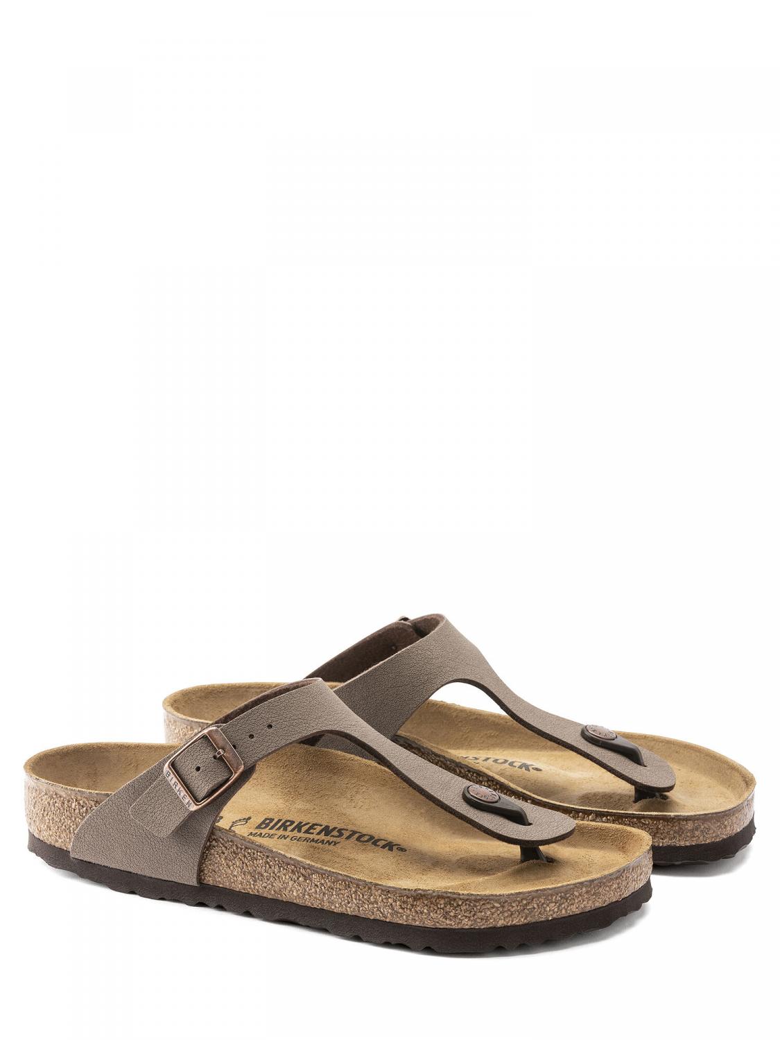 Birkenstock Gizeh Birko Flor Sandale Tong Mocca Achetez Prix
