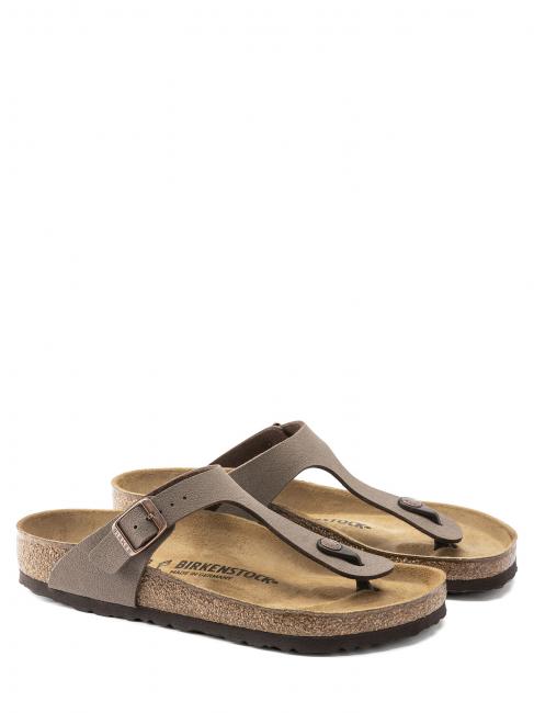 BIRKENSTOCK GIZEH BIRKO-FLOR  Sandale tong mocca - Chaussures unisexe