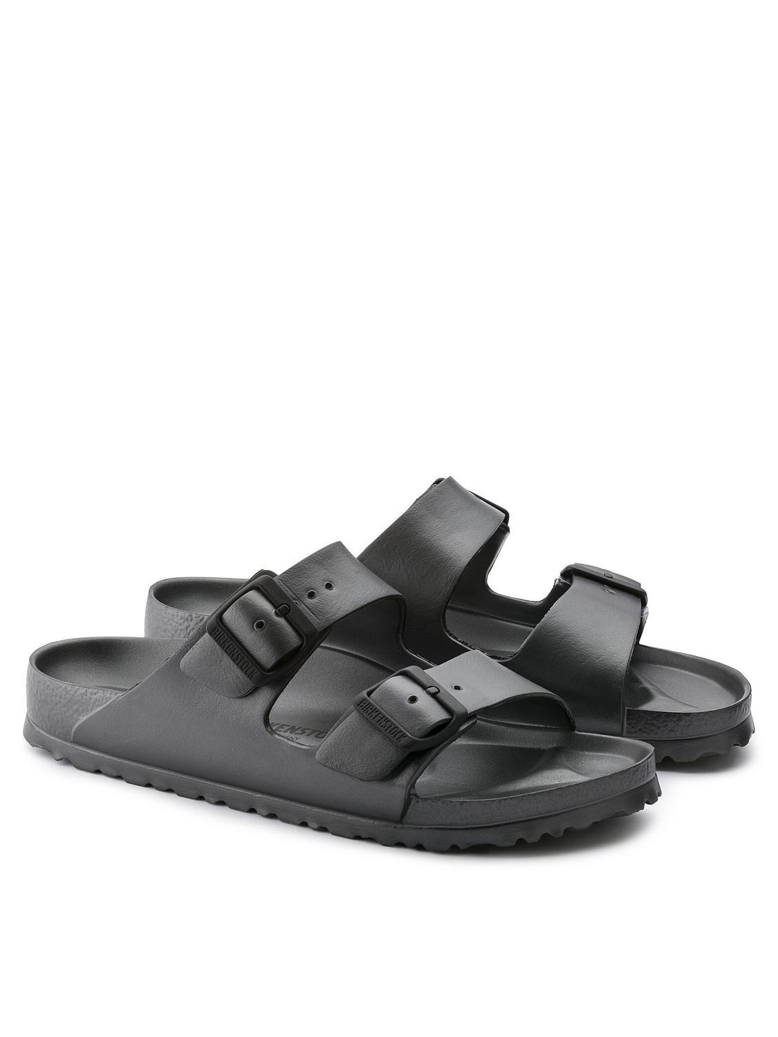Birkenstock Arizona Eva Sandale Pantoufle En Caoutchouc Argent Metallique Achetez A Prix Outlet