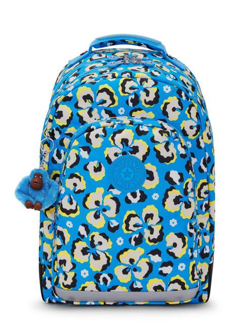 KIPLING CLASS ROOM Sac à dos pour ordinateur portable 15" léopard floral - Sacs à dos pour l'École & les Loisirs