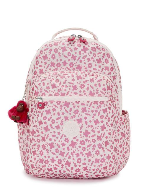 KIPLING SEOUL KIDS Sac à dos pour ordinateur portable 15" floral magique - Sacs à dos pour l'École & les Loisirs