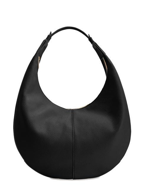 FURLA MIASTELLA Grand sac bandoulière en cuir Noir - Sacs pour Femme