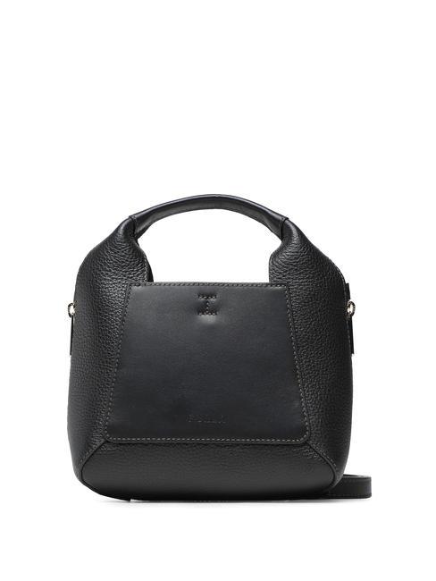 FURLA GILDA Mini sacs en cuir avec bandoulière noir + marbre c - Sacs pour Femme