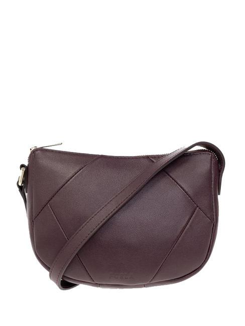 FURLA FLOW Mini sac porté épaule en cuir Chianti - Sacs pour Femme