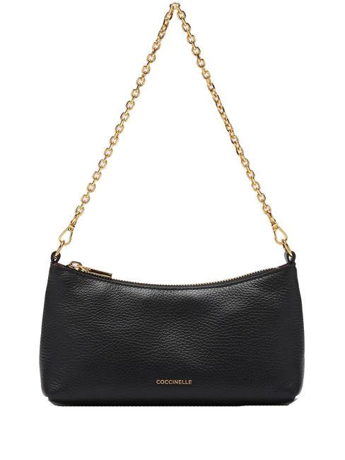 COCCINELLE AURA Mini sac à bandoulière, avec bandoulière Noir - Sacs pour Femme