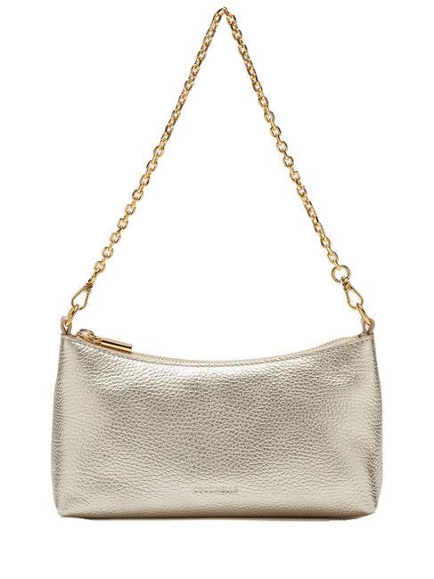 COCCINELLE AURA  Mini sac à bandoulière, avec bandoulière or pâle - Sacs pour Femme