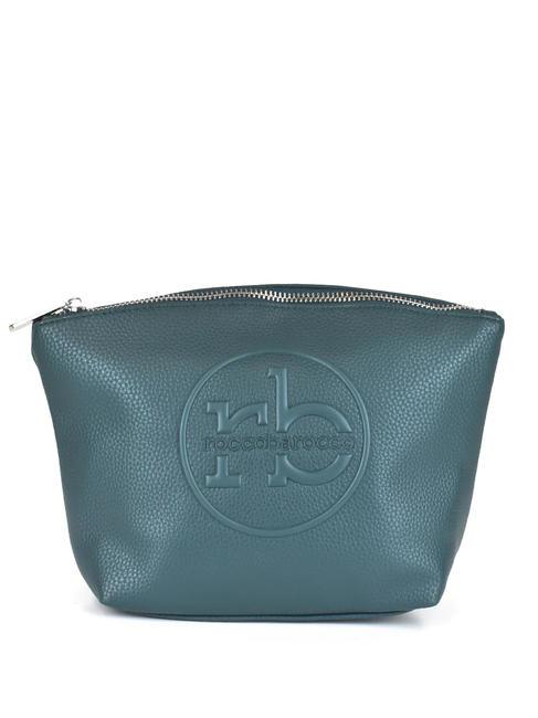 ROCCOBAROCCO OLIVIA Trousse de beauté ronde à logo vert - Trousses