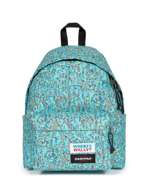 EASTPAK PADDED PAK'R NG Sac à dos motif wally bleu - Sacs à dos pour l'École & les Loisirs
