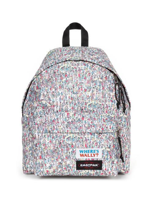 EASTPAK PADDED PAK'R NG Sac à dos motif wally blanc - Sacs à dos pour l'École & les Loisirs