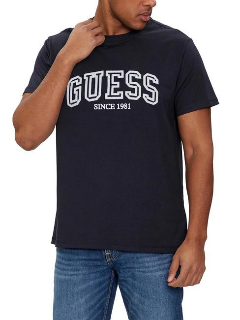 GUESS COLLEGE T-shirt en cotton smartblue - T-shirt