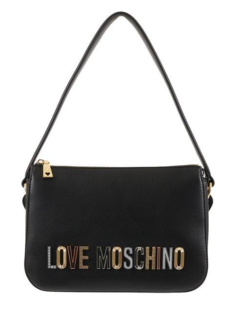 LOVE MOSCHINO BOLD LOVE LETTERING Petit sac bandoulière Noir - Sacs pour Femme