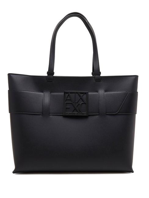 ARMANI EXCHANGE A|X BUCKLE Sac d'épaule Noir - Sacs pour Femme