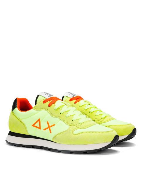 SUN68 TOM SOLID Baskets jaune fluo - Chaussures Homme