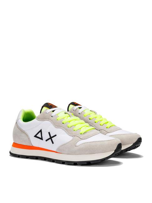 SUN68 TOM FLUO Baskets blanche - Chaussures Homme