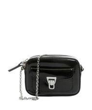 COCCINELLE BEAT SHINY CALF Sac en cuir micro bross&eacute; Noir - Sacs pour Femme - 1