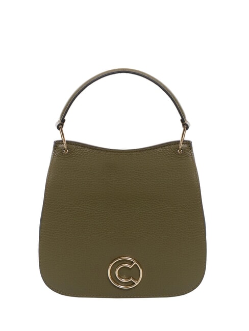 COCCINELLE LEILANI Sac à main en cuir avec bandoulière Loden - Sacs pour Femme