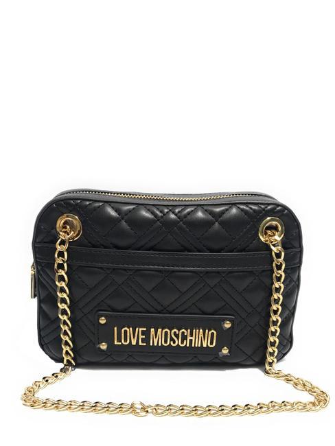 LOVE MOSCHINO QUILTED  Mini sac porté épaule Noir - Sacs pour Femme