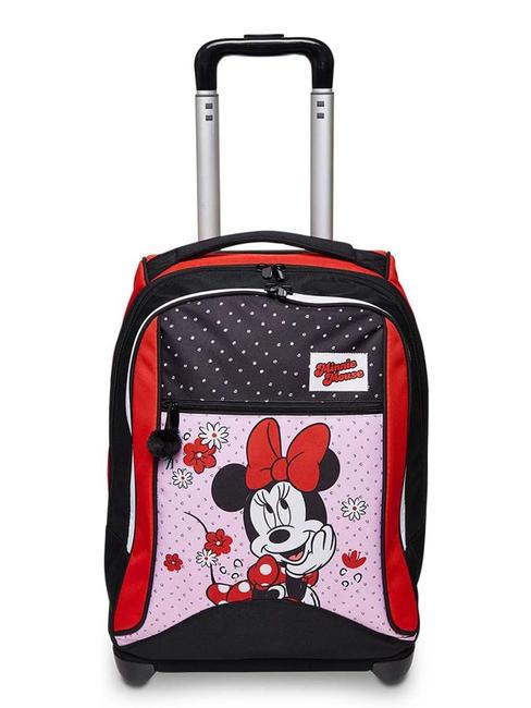 MINNIE MOUSE M IS FOR MOUSE Sac à dos trolley 2 roues Noir - Sacs à dos à roulettes