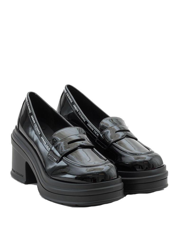 Armani Exchange A X Mocassins Hauts Noir Refblack Achetez
