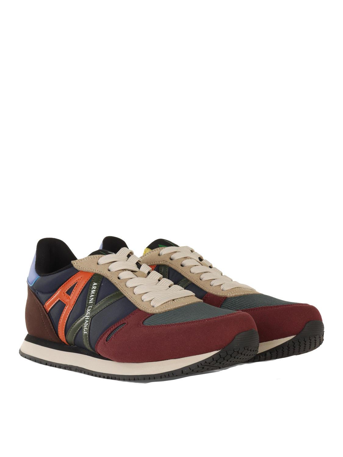 Armani Exchange Rio Baskets Basses Multicolore Achetez A Prix Outlet