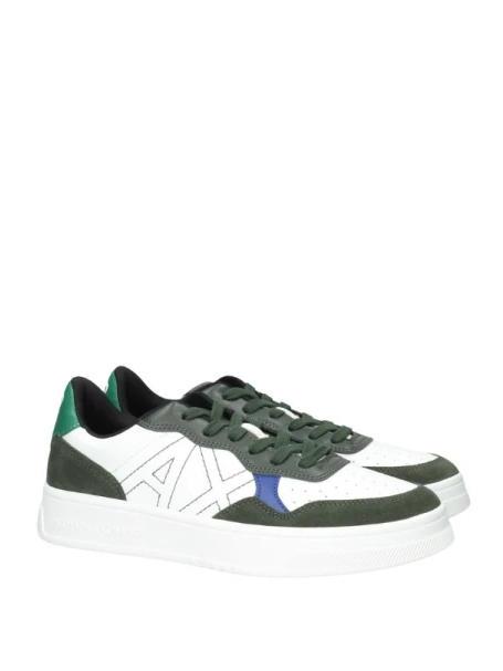 ARMANI EXCHANGE A|X Baskets vert foncé + vert - Chaussures Homme