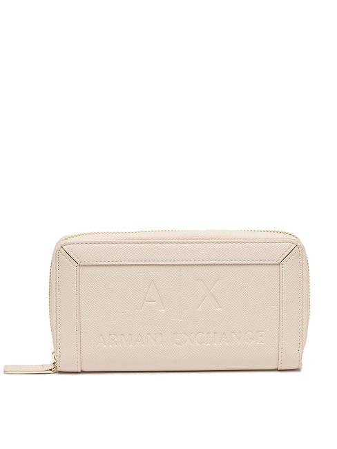 ARMANI EXCHANGE A|X SAFFIANO Grand portefeuille zippé giselle - Portefeuilles Femme