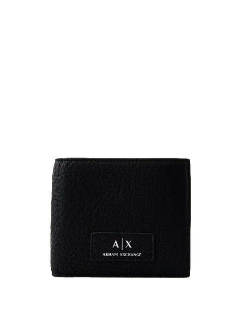 ARMANI EXCHANGE LOGO PATCH Portefeuille Noir - Portefeuilles Homme