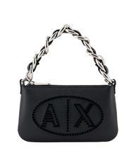ARMANI EXCHANGE A|X Mini sac &agrave; main, avec bandouli&egrave;re Noir - Sacs pour Femme - 1