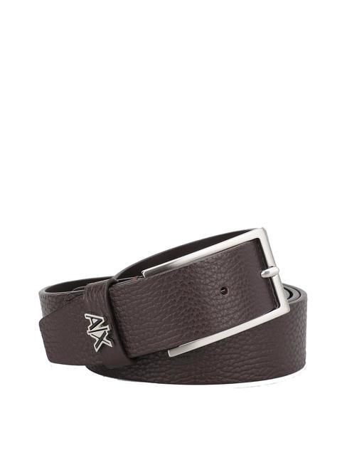 ARMANI EXCHANGE A|X Ceinture en cuir t. sombre - Ceintures