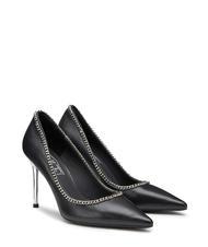CULT QUEEN 3878 Escarpins en cuir avec chaîne - Chaussures Femme