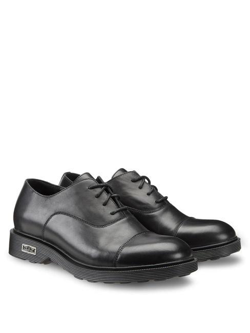 CULT OZZY 3327 Chaussures richelieu à lacets en cuir noir - Chaussures Homme