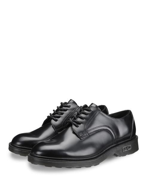 CULT OZZY 412 Chaussures à lacets en cuir noir - Chaussures Homme