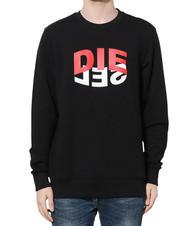 DIESEL S-GIRK Sweat col rond en coton - Pulls molletonnés