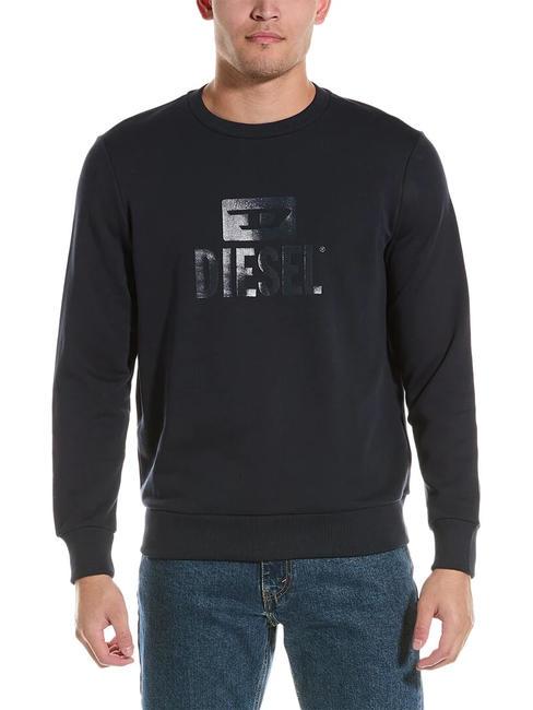 DIESEL S-GIR Sweat-shirt en coton éclipse - Pulls molletonnés