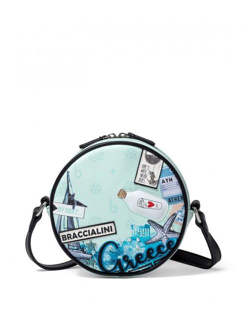 BRACCIALINI CARTOLINE Mini sac bandoulière rond multi - Sacs pour Femme